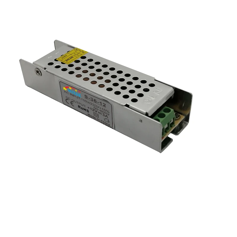 103*30.5*21.5MM Dimension AC 220V to DC 12V 24V Ultra thin Led Power Supply 24W 36W Led driver for Led Light