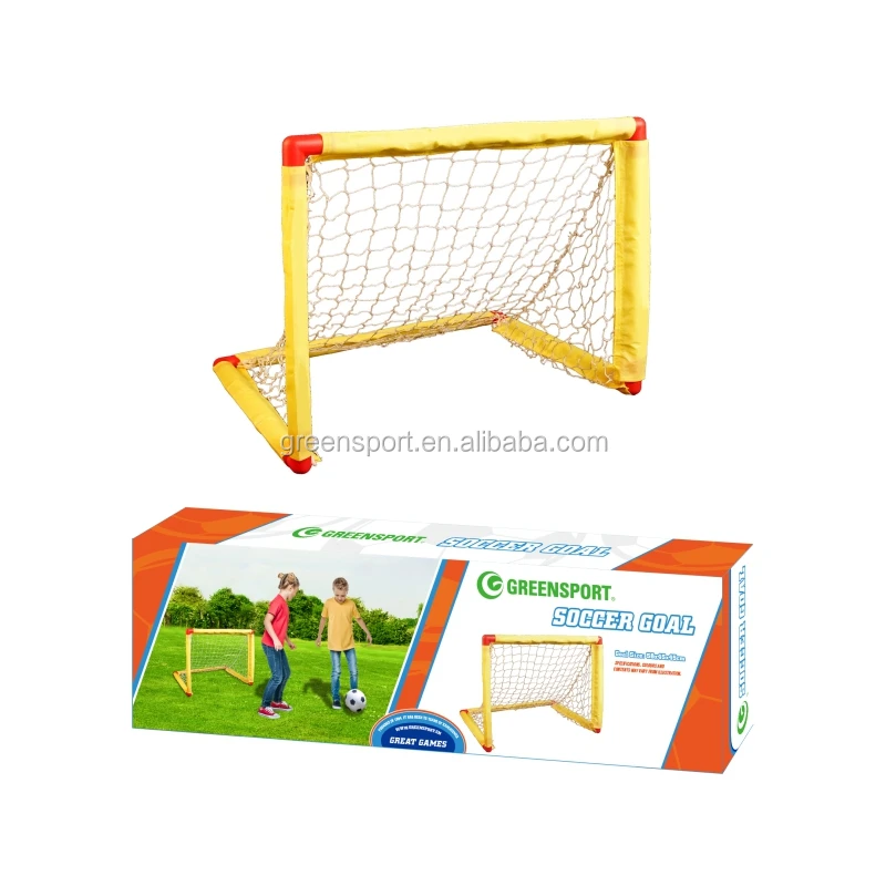 Portable football goal PLASTIC mini soccer goal set with goal net for children soccer games