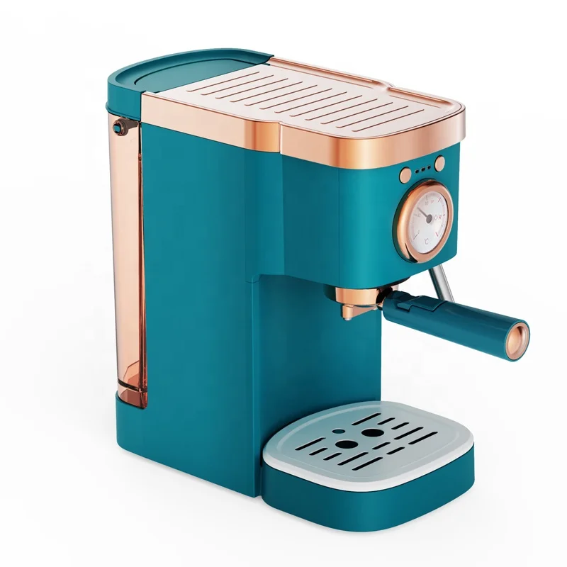 Small Retro Home Office Pump Steam Milk Brewing Coffee Machine