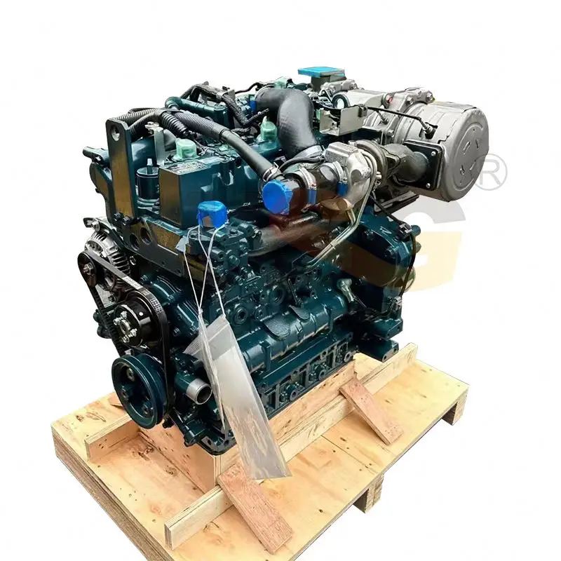 WSG Construction Machinery Parts Excavator 4Jb1 and Gearbox Isuzu Engine Diesel for Used in Assembly