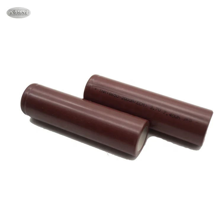 
Excellent storage and safety lithium ion battery 3.7v 2000 mah batteries rechargeable battery 18650 for electric bicycle 
