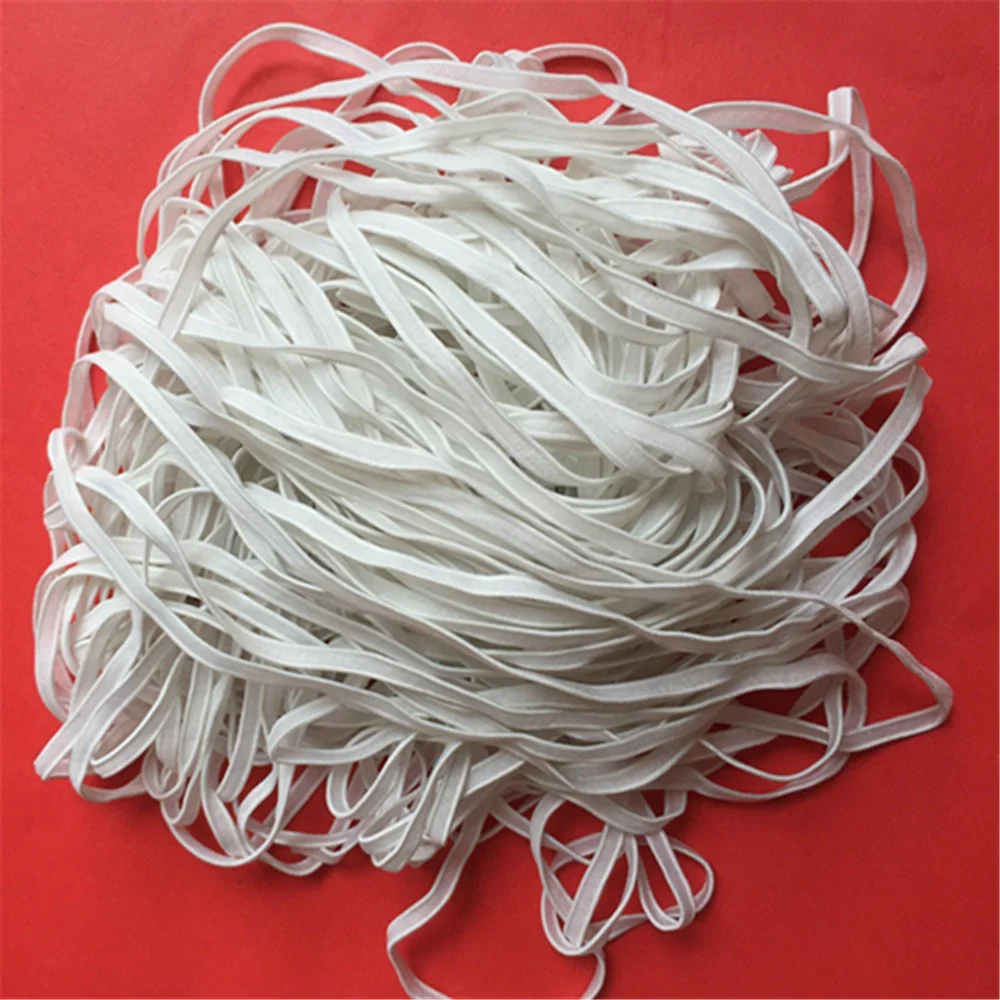 Hot selling 4MM Double elastic band for mob cap/shoe cover