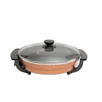 Круглая электрическая сковорода для пиццы на растяжение