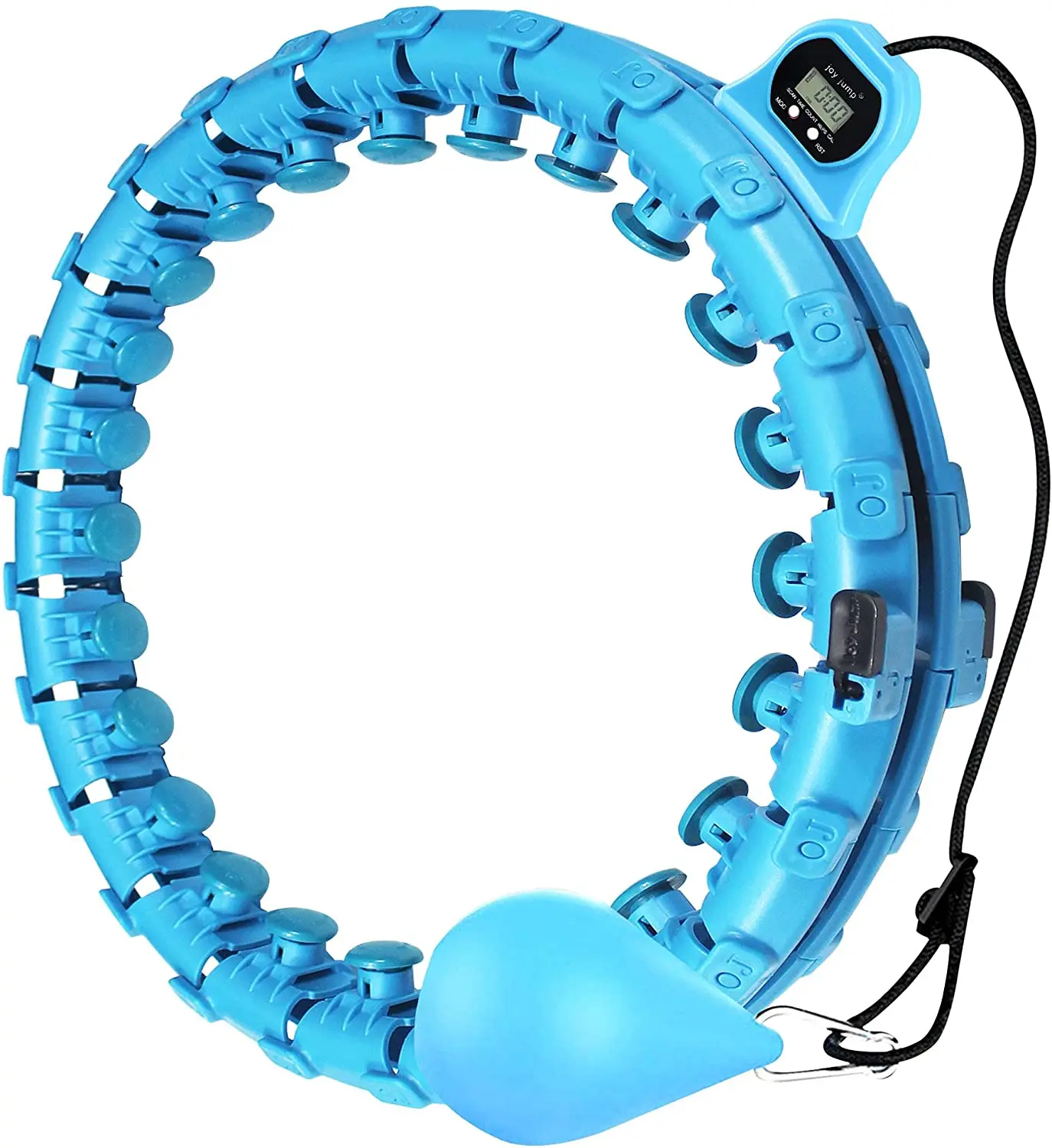 Hoola Hoop for Adults High quality Adjustable exerise Intensity Loss Smart Hula Hoops 24 Detachable Knots with counter