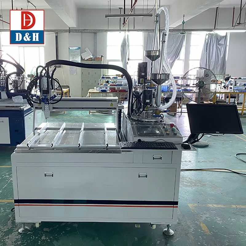 Graphic arts epoxy resin DOS dispensing and packaging machine AB resin dispenser 3D label encapsulating system