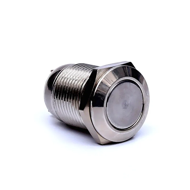 12 мм Металл кнопочный мгновенный 12 В 5 в LED мощность водонепроницаемый мини кнопочный переключатель