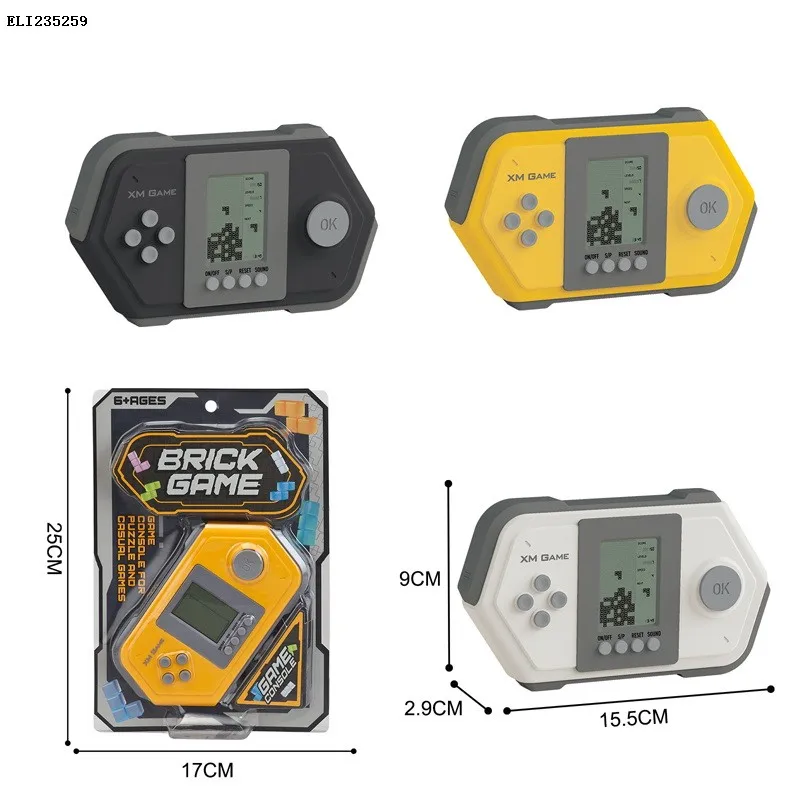 2025 Hot Sale Toy Mini Video Block Gaming Controller Machine Jumbo Retro Classic Game Nostalgic Console For Electronic Game