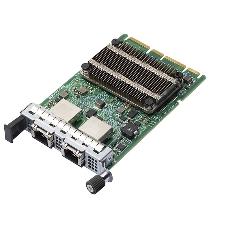 Dual-Port 10GBASE-T Ethernet PCI Express 3.0 x8 OCP 3.0 Small-FormFactor Card Broadcom 57416 BCM957416N4160C OCP Network Adapter