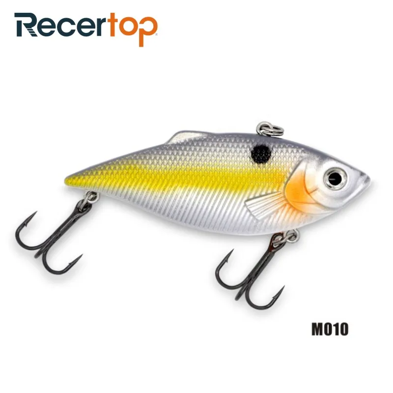 High quality 64mm 8g sinking lipless crankbait vib vibe bait ice jigging lure rattle traps fishing lures