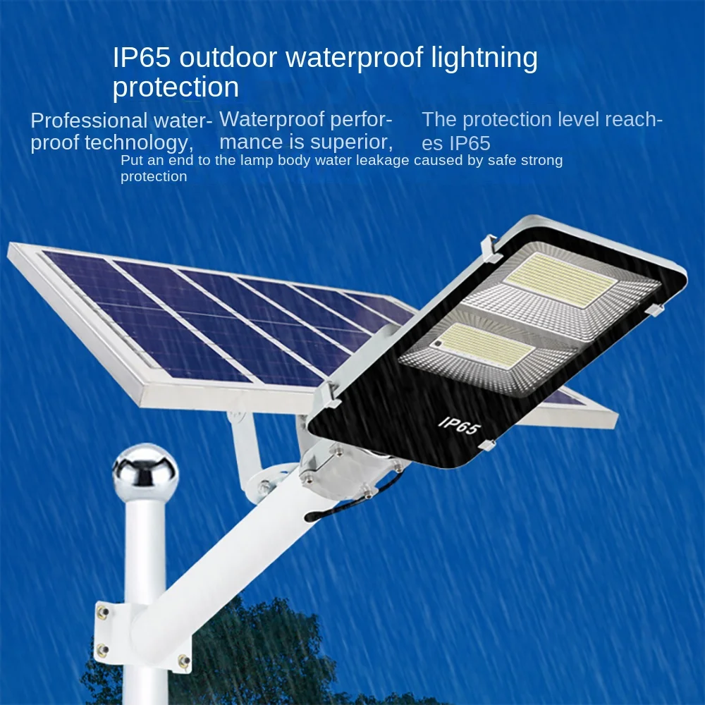 Outdoor Led Solar Street Light Rural Areas Solar LED Lamps Wholesale 50w 100w 200w 300w Aluminum White Square 80 IP65 60W Road
