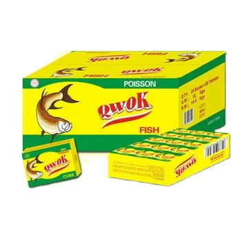 10g/pc HALAL QWOK Fish flavoUr seasoning cube bouillon cube for soup cooking seafood SPICES