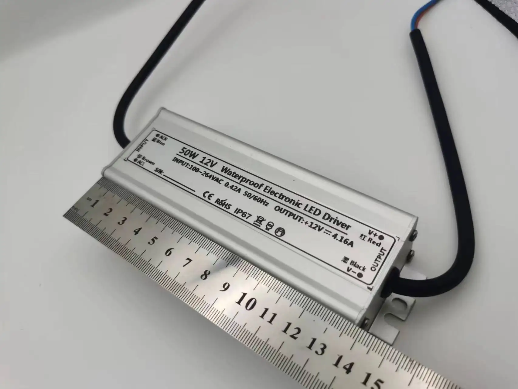 Waterproof IP67 LED Switching Power Supply 50W-300W Driver 12V 24V Lighting Transformers.jpg