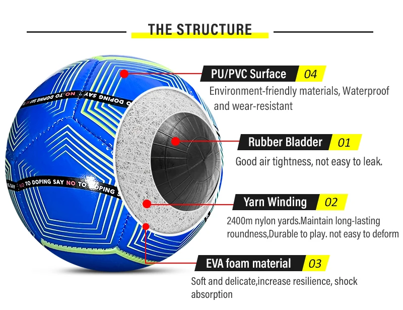 Soccer Manufacturer High Quality Eco-friendly Soccer Ball Leather Football PVC PU laminated soccer With Favorable Price