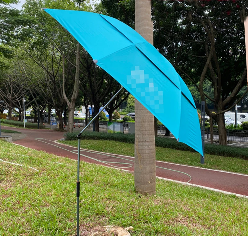 Printed camping Umbrella Hot Selling Fishing Fiberglass Beach Umbrellas Fishing Umbrella