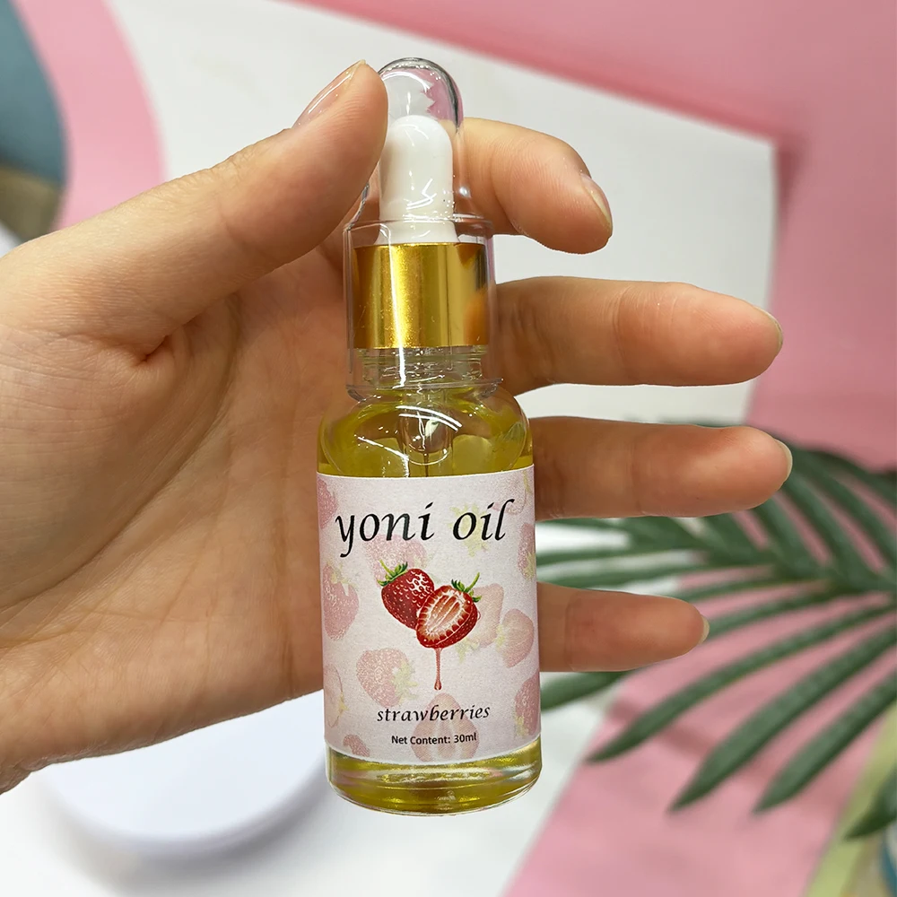 Private Label Yoni Oil Feminine Vagina Tightening Massage Detox Bisabolol Essential Lubricate Yoni Oil