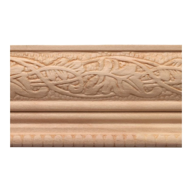 Wooden Decals Trim Molding Rosette Inlays for Door Wall Mantel Cabinet Door