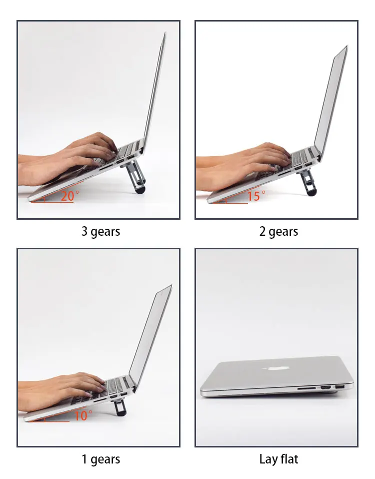 
2021 small and portable mobile office notebook base holder laptop computer foldable aluminium stand 