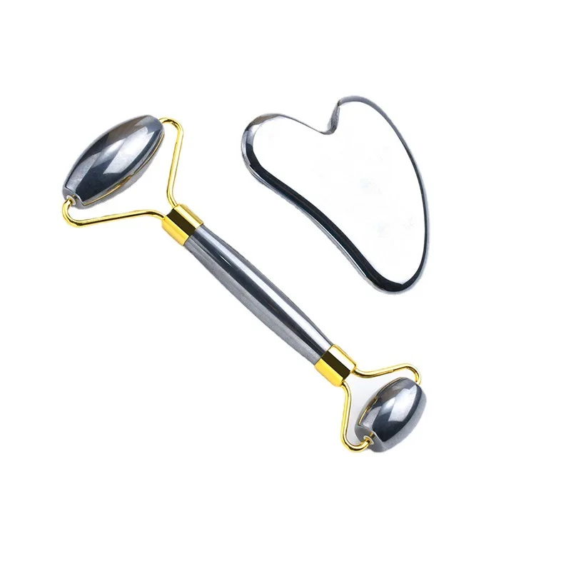 Terahertz Therapy Tool Terahertz facial roller and guasha set Treatment Facial Massage Tools