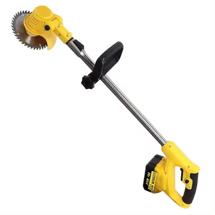 Mini portable lithium battery rechargeable lawn mower garden cordless grass cutting machine trimmer for grass