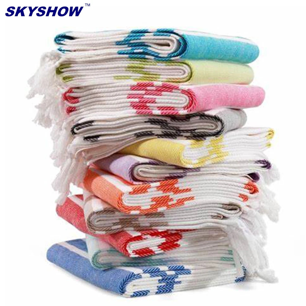 Linen Super Comfort Fouta Turkish Bath Towel Solid Color Fouta Towel