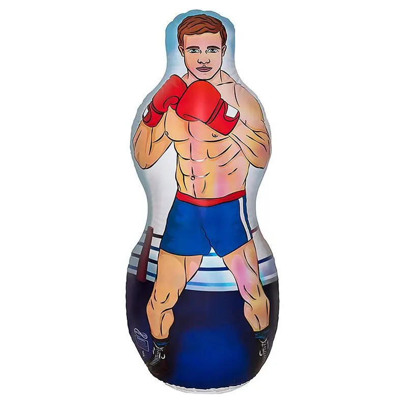 cartoon big head baby doll toy inflatable tumbler toy for kids