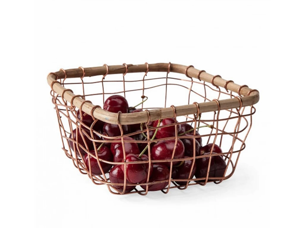 Finest Quality Iron Wire Home Storage Basket With Double Tier Fruits And Vegetables Basket At Cheap Price