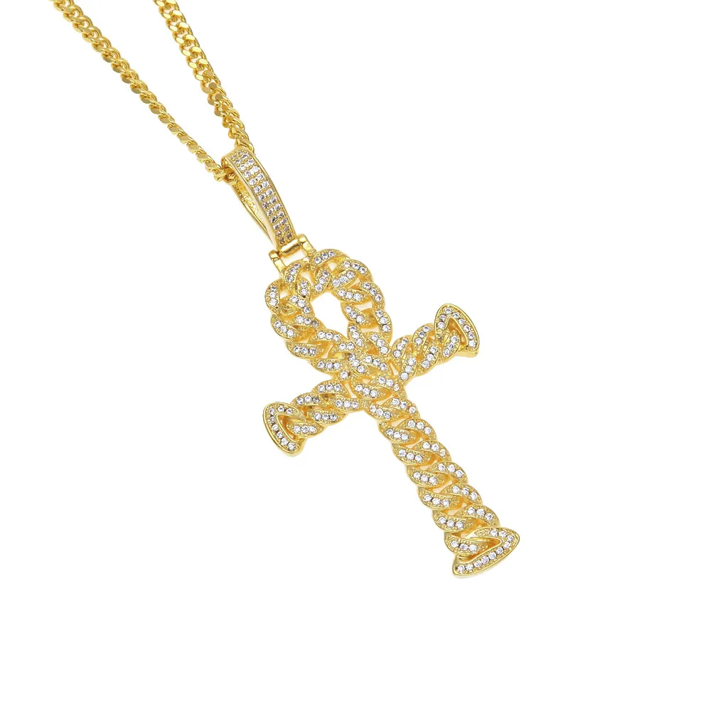 new high quality ankh cross pendant necklace tarot habesha china jewelry wholesalers