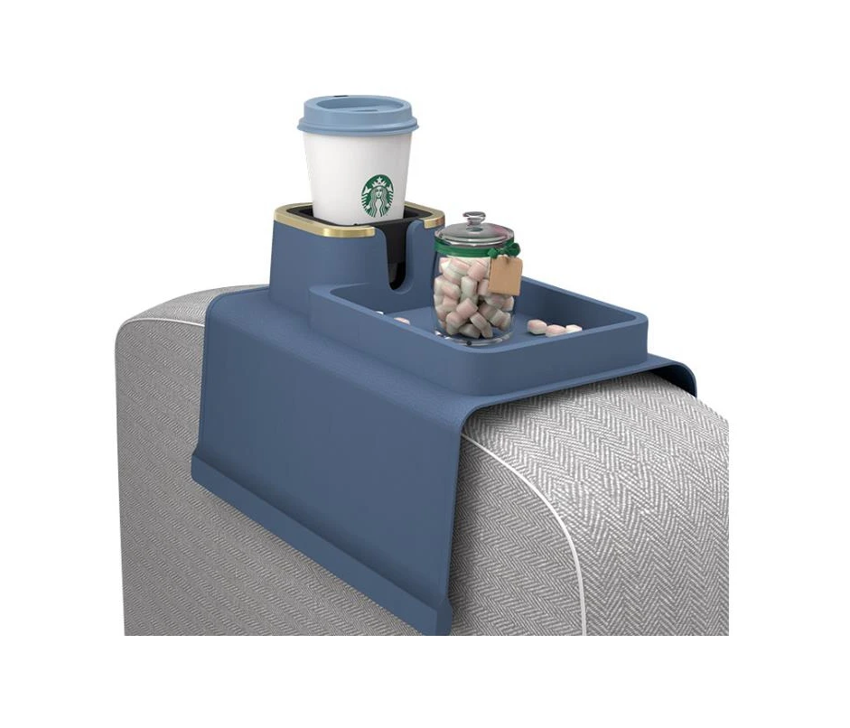 Silicone Couch Sofa Non Slip Cup Bottle Holder Tray Silicone Anti Spill Couch Sofa Coaster