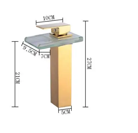 Оптовые поставки для гостиниц, цветные светодиодные стеклянные краны водопад