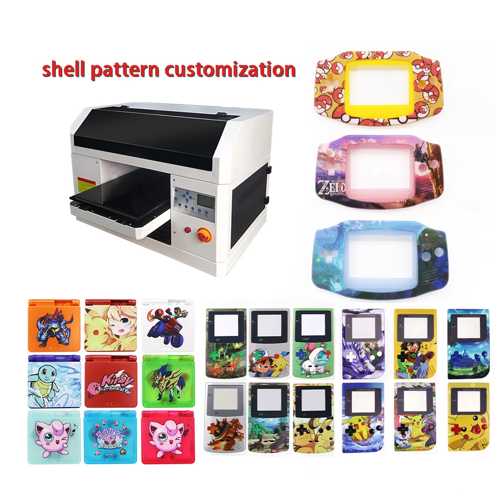 UV print  Plastic housing  Customised shell For Nintendo Gameboy For GBA GBC GB DMG GBP GBA SP game console