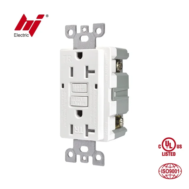  CUL UL 20 Amp TR GFCI настенная розетка с защитой от