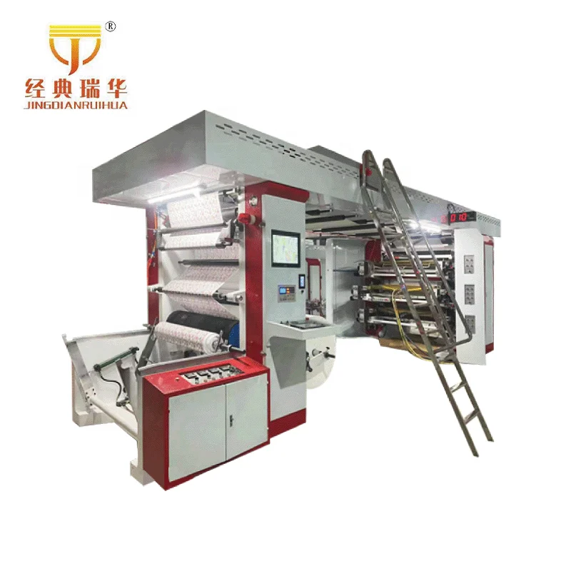 Multicolor Flexo Printing Machine Picture Printing Machine With Video Inspection System
