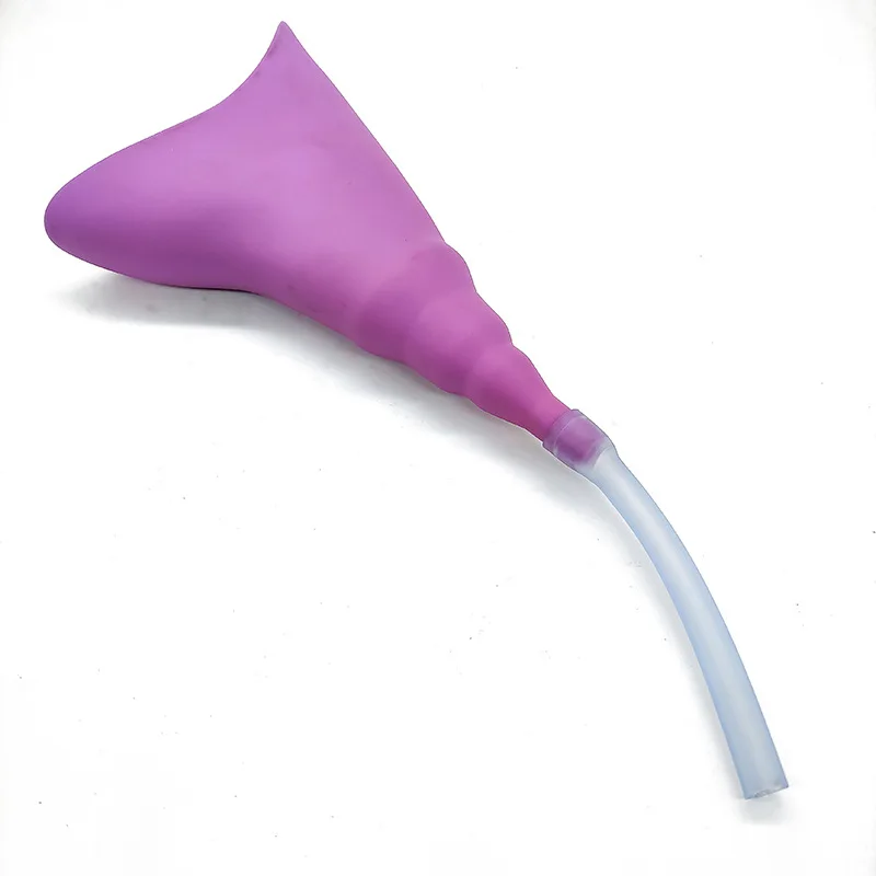 Private Label Silicone Female Urinal Pee Funnel Reusable Female Urinating Device