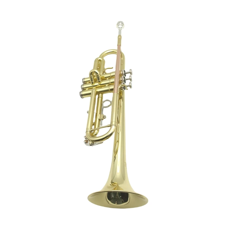 Factory Wholesale Bb Gold Lacquer Trumpet With Cheap Price