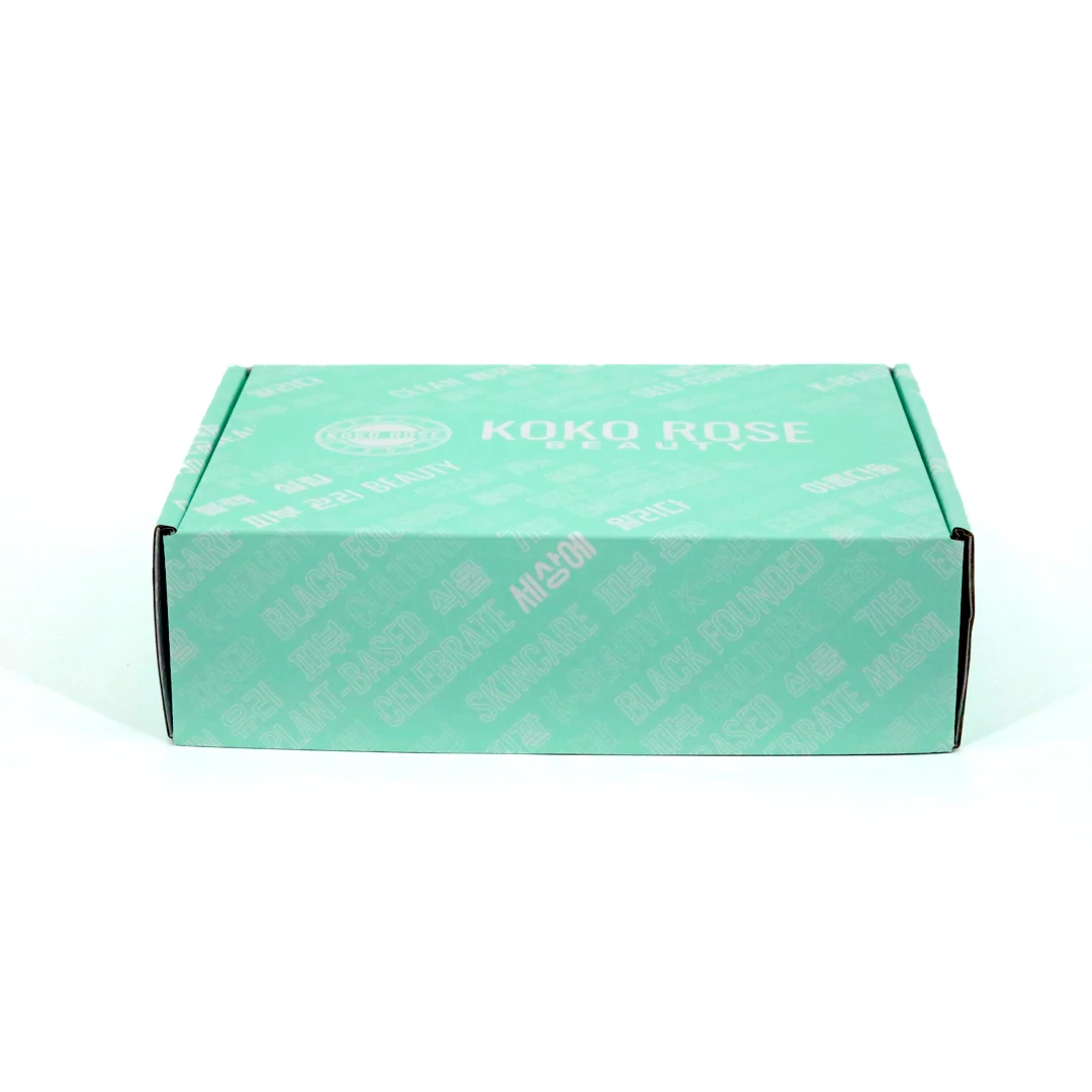Wholesale custom printed unique corrugated 9x9x3 shipping boxes custom pink and green jewelry gift box jewelry box