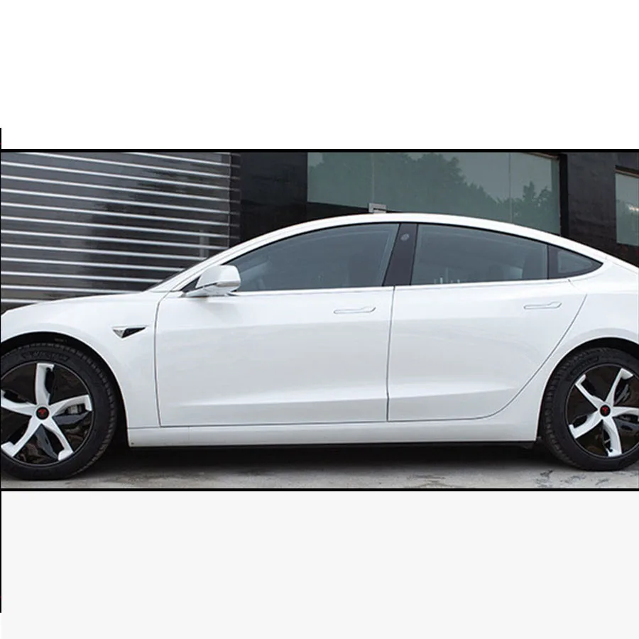 4 Piece Set 18Inch Hubcap Center Wheels Hub Cap For Tesla Model 3 Wheel Decoration