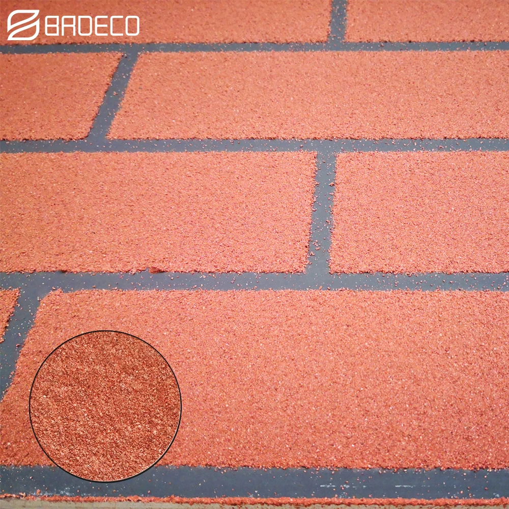 Высококачественная наружная настенная краска из настоящего камня BRD цветная на заказ