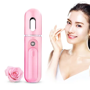 USB-отпариватель для лица с зарядкой сотового телефона, портативный мини-Отпариватель, удобный распылитель, Электрический Водонепроницаемый нано-ионный отпариватель для лица