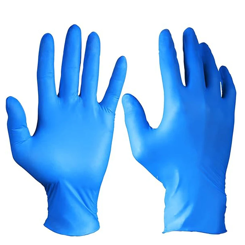 Powder Free Medical Exam Gloves Cooking & Cleaning Disposable Nitrile Gloves White