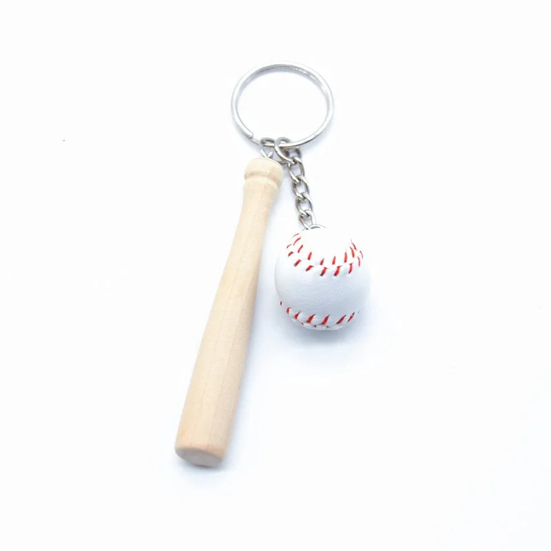 Hot Selling Mini Baseball Bat Key chain Sports Souvenir Mini Softball Key Ring Key Chain