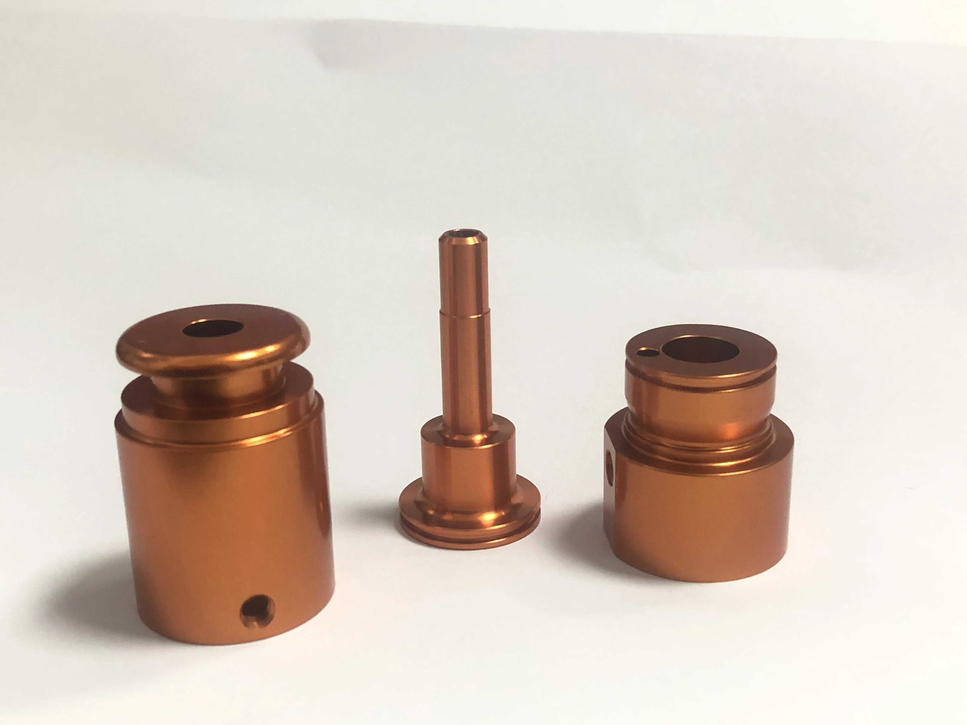 Cnc-обработка Высокоточного Металла Cnc-фрезерование алюминия мелких деталей с черным анодированным