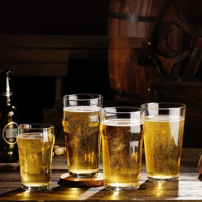 High Quality Eco-Friendly Beer Glasses Transparent Thicken Lead-Free Drinking Water Reusable Beer Pint Glasses for Bar