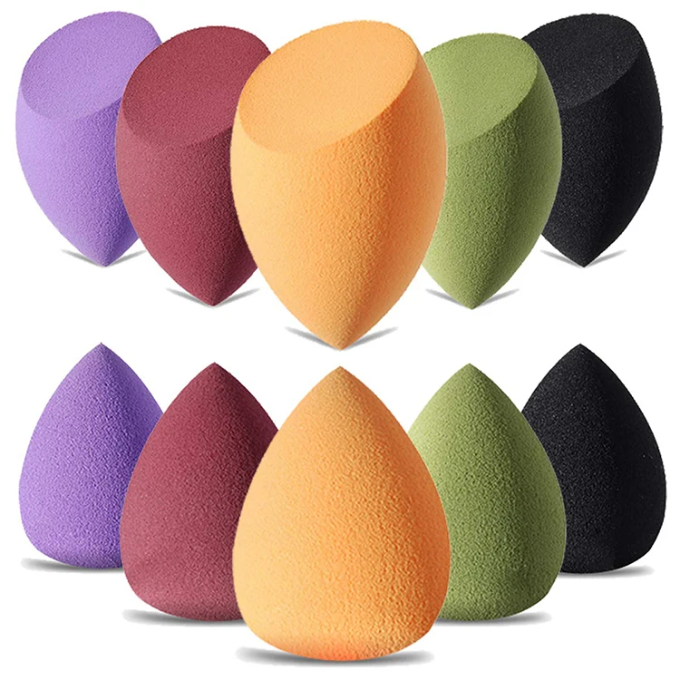 Two Shapes Mixed Packing Four Piece In One PVC Bag Make Up Beauty Sponges Blender Latex Free