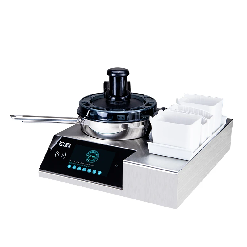 
Megcook industrial cooking machine/Commercial restaurant automatic cooking robot/4400W stir fry machine 