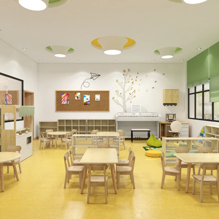Cowboy preschool classroom layout design kindergarten supplies Montessori furniture