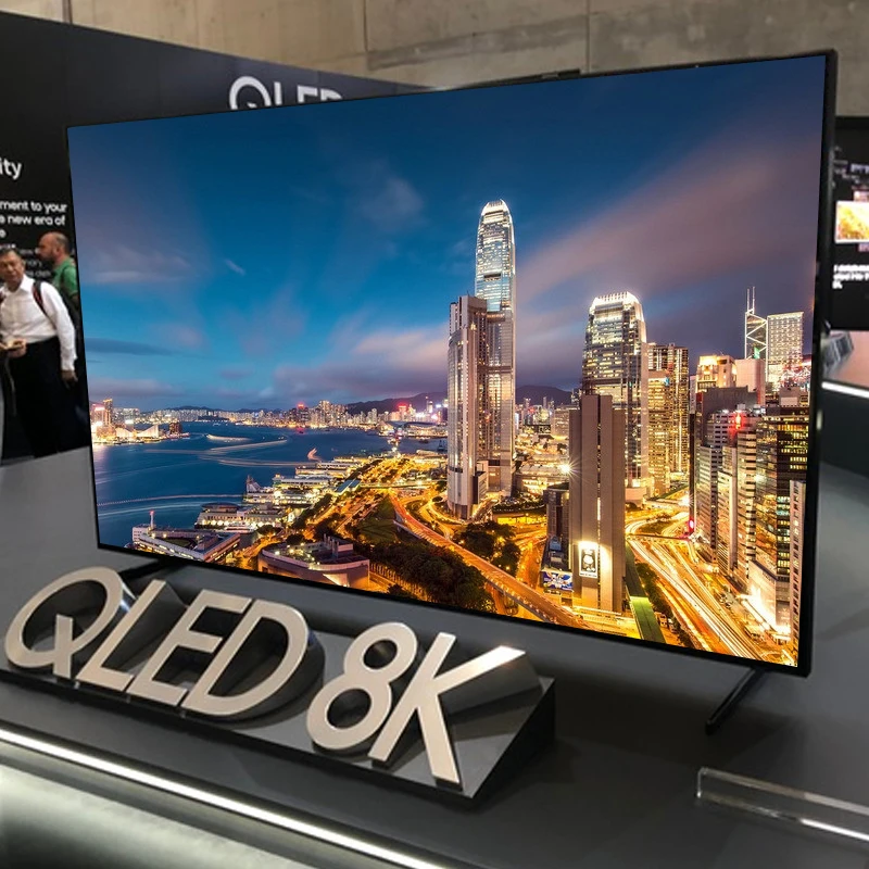 Сделанный в Китае игровой монитор класса A + с голосовым wifi QLED коммерческий телевизор без рамки ЖК-телевизор 85 дюймов 8k смарт Светодиодная панель ТВ