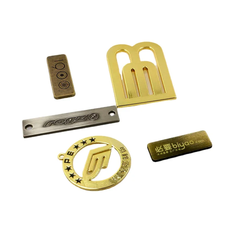 Decorative custom metal plate sticker with nail