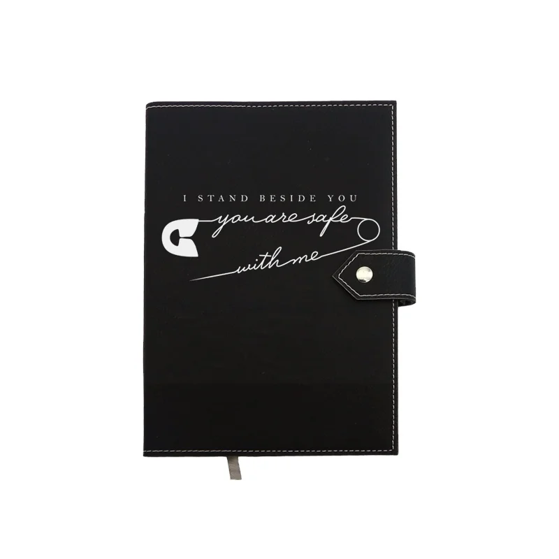 Supernova laserable leatherette journal customize logo notebooks for laser engraving