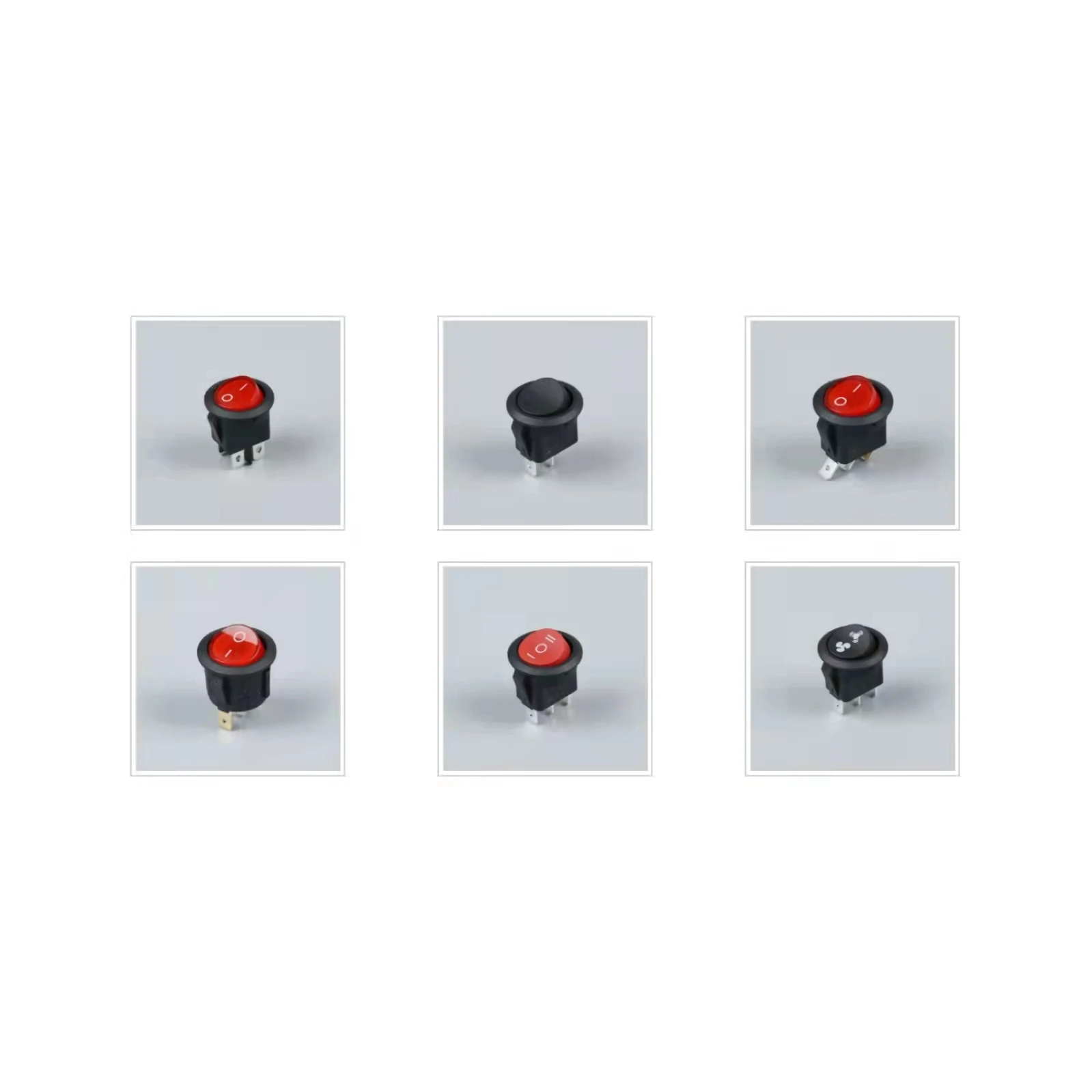 2 Pin ON OFF Waterproof Rocker Switch 20A 125V 15A 250V T85 KCD3 101 16A 2 Position Rocker Switch 2Pins