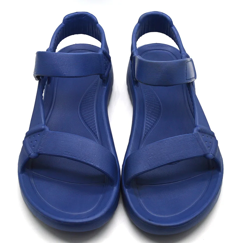 Custom Fashion Beach Buckle Two Straps Men eva Sandals slipper